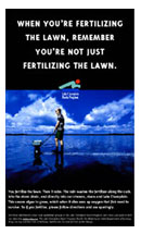 lawn fertilizer poster